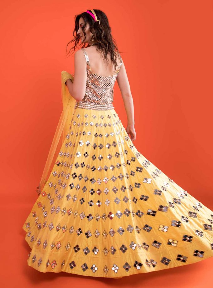Sunshine yellow lehenga