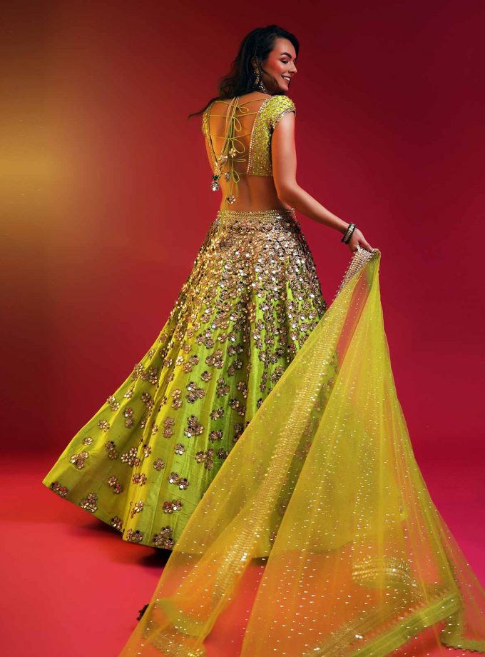 Neon Falling Flowers