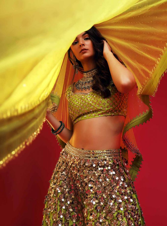 Neon Falling Flowers