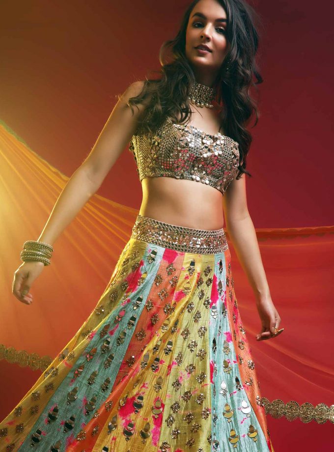 4 Colour Vertical Patchwork