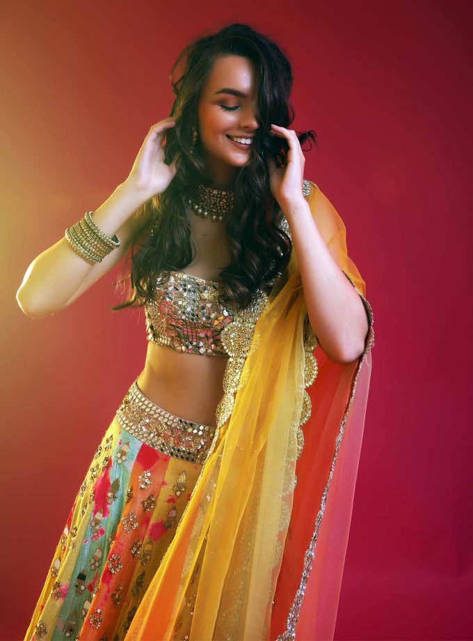 4 Colour Vertical Patchwork