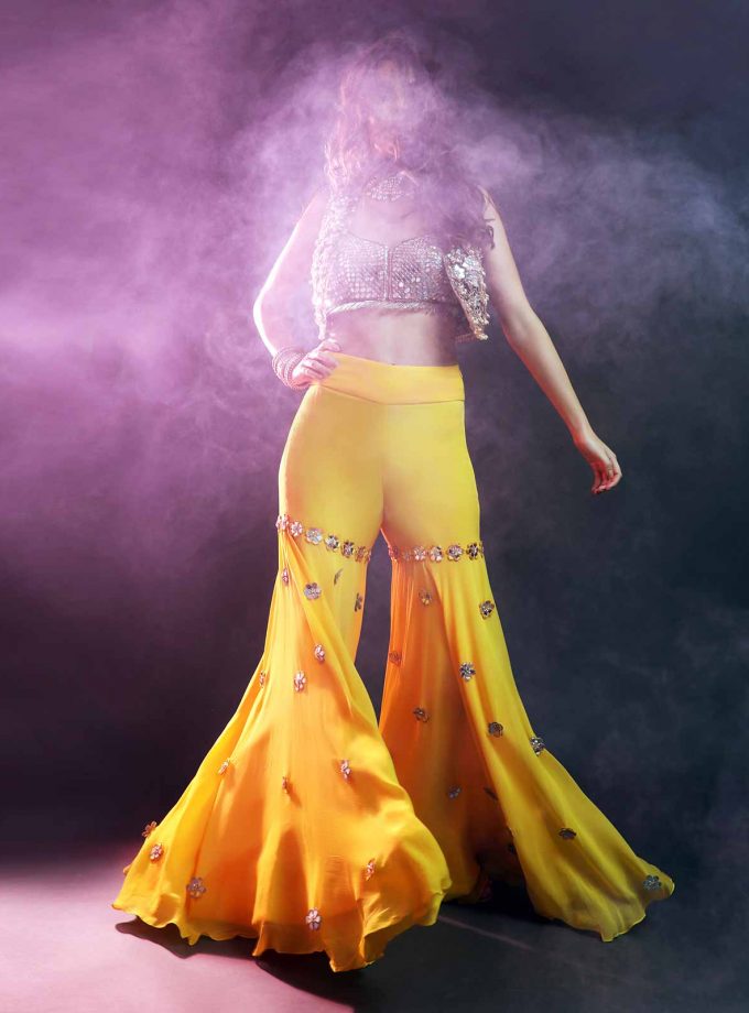 Sharara Jacket & Choli