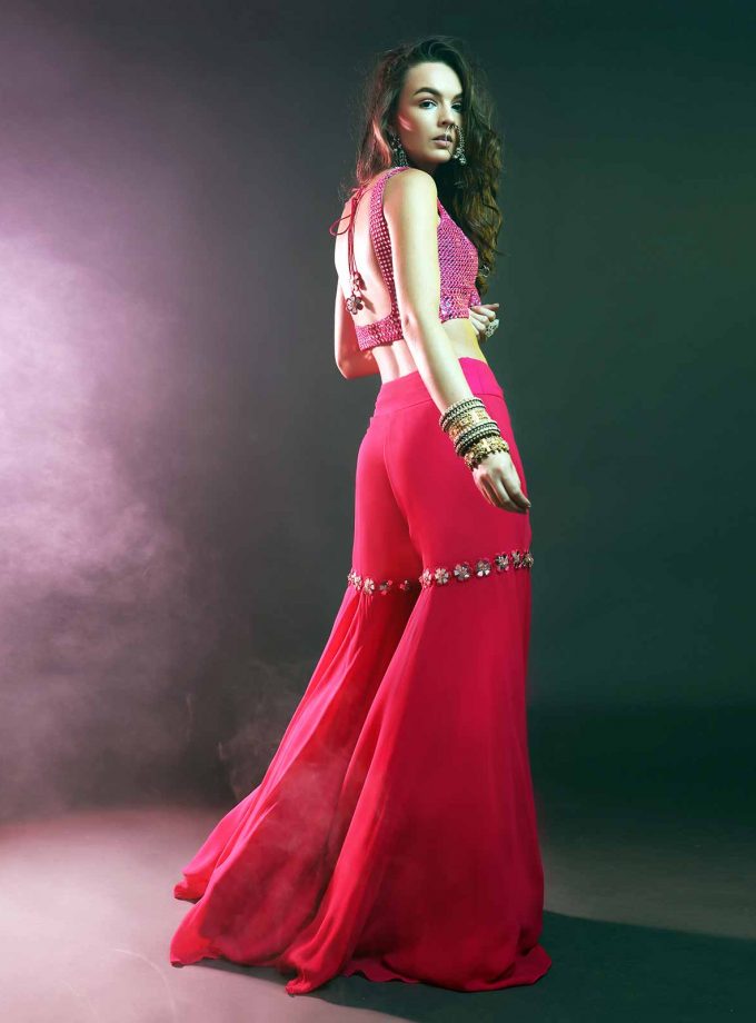 SHARARA JACKET & CHOLI