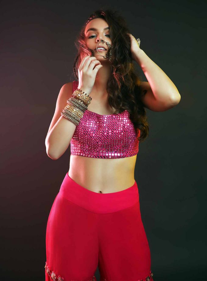 SHARARA JACKET & CHOLI