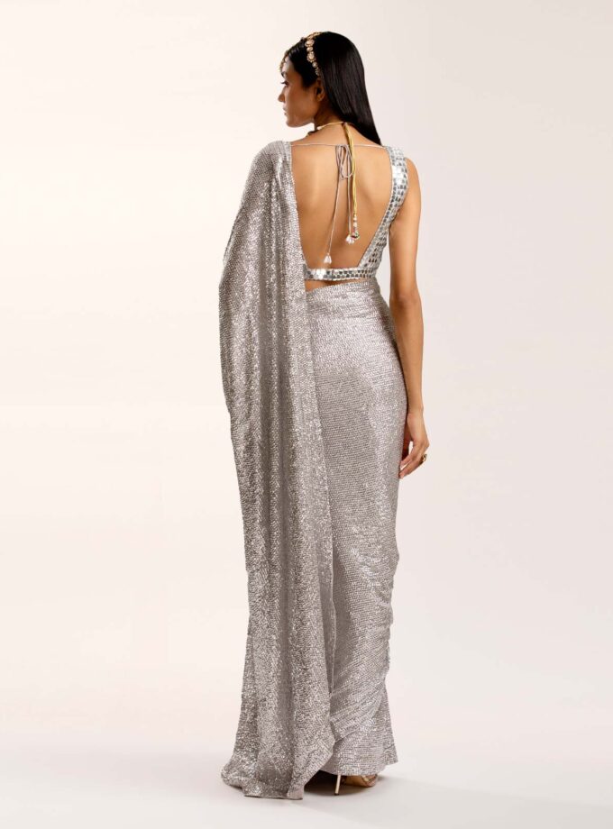 Platinum Sari