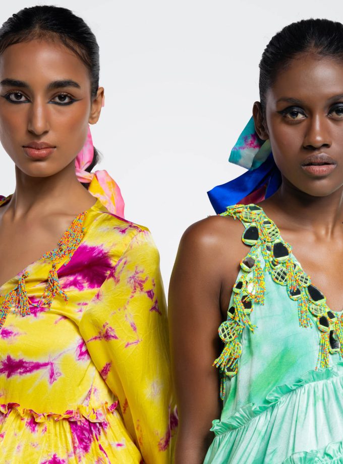 Sunflower Yellow Frill Camisole & Harrem Pants