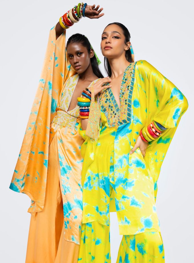 Sunflower Mini-Kaftan