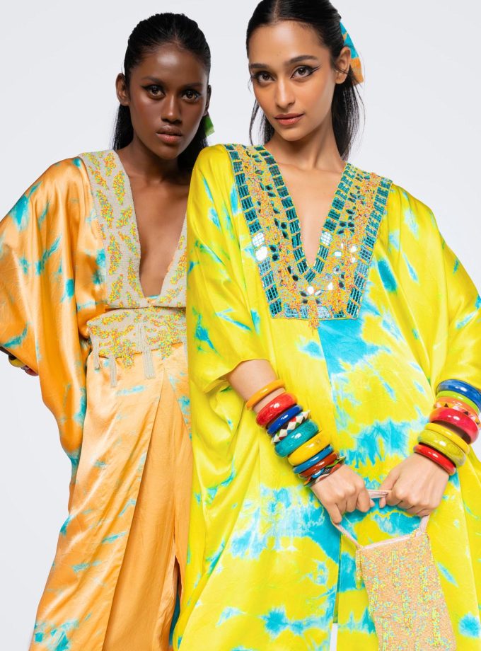 Sunflower Mini-Kaftan
